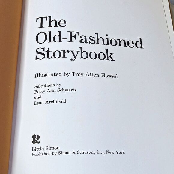 The Old Fashioned Storybook Cloth Bound Gold Edge Fairytale Volume 1985 - Picture 6 of 15